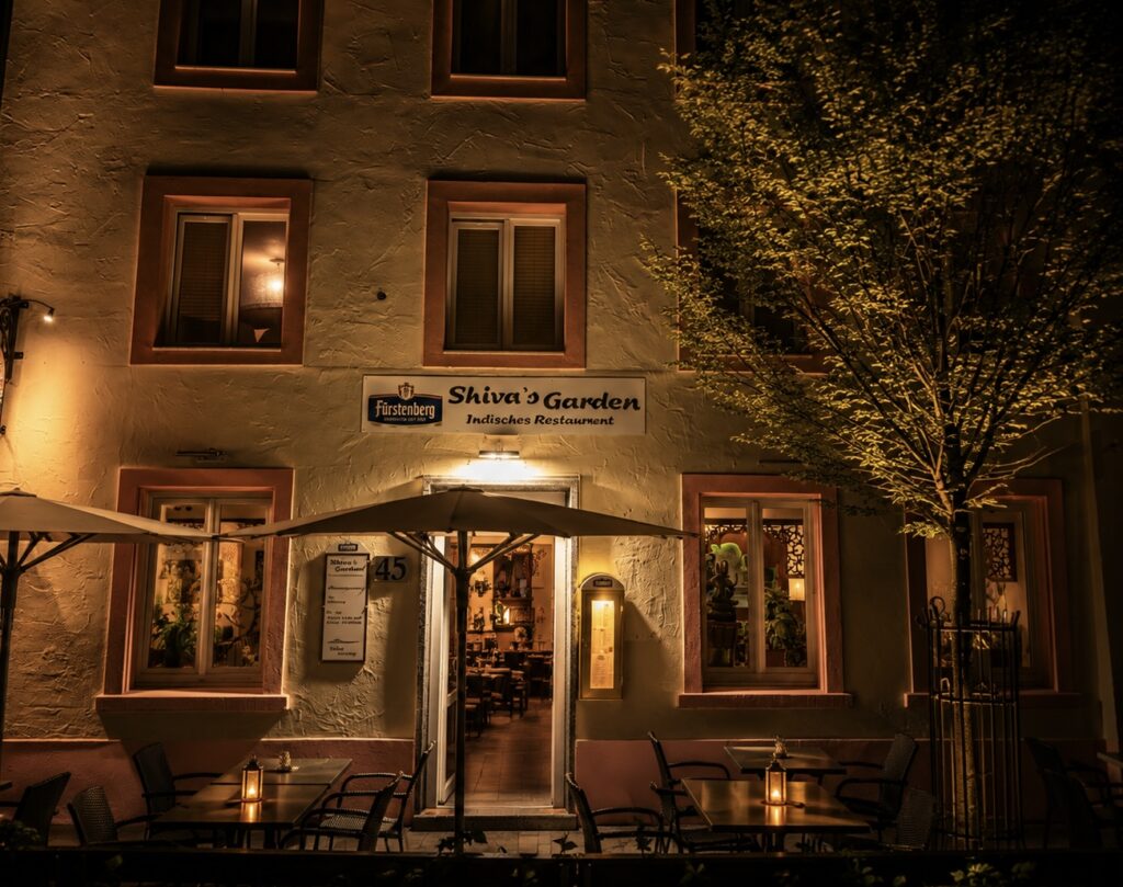 Shiva's Garden indisches Restaurant in Villingen-Schwenningen an der neuen Adresse Färberstraße 45